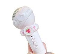 ZEPFJHE Elegante llavero de dispositivo compacto, herramienta de notas de voz, dije perfecto para entrevistas, grabación de inspiración, lindo llavero de micrófono, B, Talla única