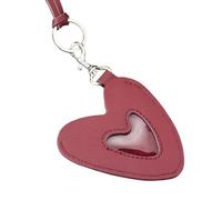 ZEPFJHE Elegante y resistente collar con colgante de corazón de piel sintética portátil para creadores de tendencias que aman diseños distintivos, uso diario, fiesta y cita, talla única, como se