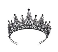 ZEPFJHE Elegantes diademas, coronas, aro para el pelo, para cumpleaños, boda, reina, tocado para niñas, espectáculos, fiesta, disfraz de corona