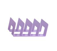 ZEPFJHE Elegantes organizadores de bolsos de acrílico transparente y resistente, divisor de estante de 4 secciones para armario y expositor, soporte de almacenamiento para sala de estar