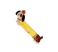 ZEPFJHE Estante de almacenamiento para baño infantil con diseño de perro dulce adhesivo, soporte para cepillos de dientes y colgador de toallas, organizador de acrílico para cepillos de dientes