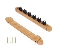 ZEPFJHE Estante estable de madera con 8 ranuras para tacos con base antideslizante, multiusos, estantes de almacenamiento para organizar el palo de billar, soporte de exhibición estable