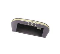 ZEPFJHE Estuche de cuero de alta capacidad, transparente, resistente al agua, organizador de bolígrafos, bolsa de maquillaje de viaje, bolsa de maquillaje de 9.25 x 3.35 pulgadas, espaciosas bolsas de