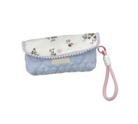 ZEPFJHE Estuche de flores con cordón de gran capacidad, organizador de lápices, bolsa de cosméticos de viaje para estudiantes, niñas, mujeres, organizador de gran capacidad, b