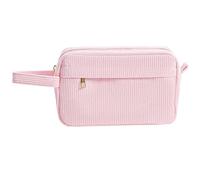 ZEPFJHE Estuche de pana de gran capacidad para lápices, bolsa estética, organizador de escritorio para estudiantes, bolsa de gran capacidad, a