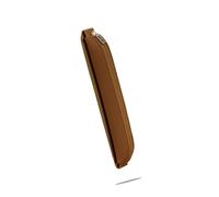 ZEPFJHE Estuche de piel sintética con banda elástica ajustable para cuadernos, carpetas, libros, organizador portátil de piel sintética, Brown