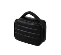 ZEPFJHE Estuche de viaje de gran capacidad, organizador de electrónica, bolsa de almacenamiento impermeable para cables, adaptador de carga, accesorios, Black, Juego de equipaje
