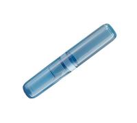ZEPFJHE Estuche de viaje para cepillo de dientes en miniatura, ABS de grado alimenticio, impermeable, cabe en bolsas de bolsillo, soporte portátil de fácil limpieza, Misty Blue, Talla única