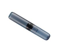 ZEPFJHE Estuche de viaje para cepillo de dientes en miniatura, ABS de grado alimenticio, impermeable, cabe en bolsas de bolsillo, soporte portátil de fácil limpieza, b, Talla única