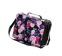 ZEPFJHE Estuche organizador para 224 marcadores, bolsa de almacenamiento para bolígrafos artísticos, bolsa de transporte con correa para el hombro y asa, bolsas para marcadores de bocetos artísticos