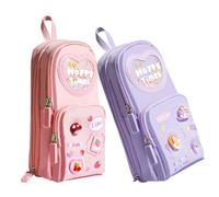 ZEPFJHE Estuche para lápices de gran capacidad, soporte para bolígrafos, bolsa de almacenamiento para bolígrafos, suministros de arte, organizadores para niños, estuche para niños, a