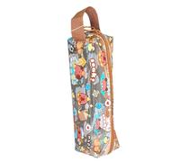 ZEPFJHE Estuche para lápices, estuche transparente para lápices, estuche estético, suministros para el regreso a clases, transparente, a