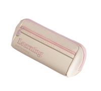 ZEPFJHE Estuche transparente para lápices de gran capacidad, bolsa estética, organizador de escritorio para estudiantes, bolsa grande transparente, a, Mass Beauty