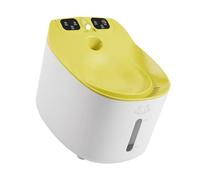 ZEPFJHE Fuente de agua automática inteligente para mascotas, capacidad de 2,2 L, detección de movimiento recargable por USB, silenciosa, para gatos, perros, contra derrames, resorte automático para