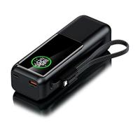 ZEPFJHE Funda de carga fácil de transportar con batería de 20000 mAh que ofrece soporte de carga súper rápida de 100 W para dispositivos de teléfono portátil, batería externa
