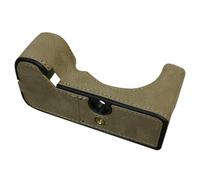 ZEPFJHE Funda de piel para cámara ILCE 7c2 con protección sólida de fácil acceso para usuarios, Khaki, Juego de equipaje