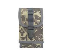 ZEPFJHE Funda impermeable de nailon para teléfono con cierre de hebilla para senderismo, ciclismo y viajes, bolsa de cintura