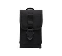 ZEPFJHE Funda impermeable de nailon para teléfono con cierre de hebilla para senderismo, ciclismo y viajes, bolsa de cintura