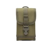 ZEPFJHE Funda impermeable de nailon para teléfono con cierre de hebilla para senderismo, ciclismo y viajes, bolsa de cintura