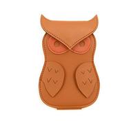 ZEPFJHE Funda para púas de guitarra, bolsa de púas, bolsa de piel, organizadores, funda para guitarra, marrón claro