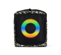 ZEPFJHE Funda protectora de transporte a prueba de polvo para altavoces Encore2, diseño plegable, correa de hombro, tela transpirable, fácil almacenamiento, camouflage