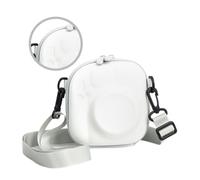 ZEPFJHE Funda protectora para cámara de 8/9/12/11/40, a prueba de golpes, bolsa de viaje, cierre de cremallera, correa para el hombro, marfil, Juego de equipaje