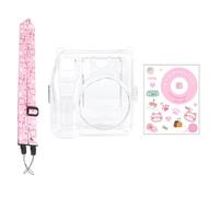 ZEPFJHE Funda protectora transparente para cámara con bolsas de almacenamiento de películas, correa ajustable, Foundation Cat, Juego de equipaje