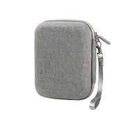 ZEPFJHE Funda rígida a prueba de golpes para viajes al aire libre, bolsa de almacenamiento para cámara de enlace con asa, Gray, Juego de equipaje