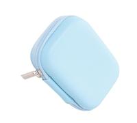 ZEPFJHE Funda rígida para cámara digital, pequeño soporte de almacenamiento de viaje para tarjeta de memoria, adaptador de carga, funda rígida para cámaras, Blue