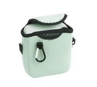 ZEPFJHE Funda suave para cámara, elegante bolsa de hombro para 12 cámaras, bolsas de almacenamiento suaves con correa para el hombro, fácil transporte, verde claro, Juego de equipaje