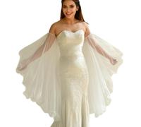 ZEPFJHE Fundas de brazo de nailon transpirable con ribete de volantes fluidos, elegantes mangas acampanadas para ocasiones nupciales, bodas, fiestas, accesorios de brazo, beige, Talla única