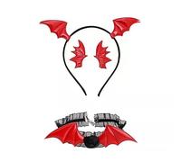 ZEPFJHE Gargantilla para niñas, color negro oscuro, con pinzas para el pelo, para fiesta, gótico, cosplay, fiesta de cumpleaños