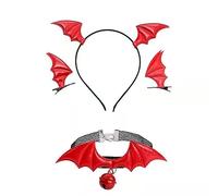 ZEPFJHE Gargantilla para niñas, color negro oscuro, con pinzas para el pelo, para fiesta, gótico, cosplay, fiesta de cumpleaños