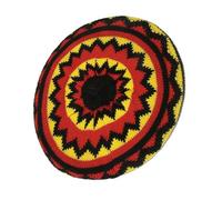 ZEPFJHE Gorro jamaicano unisex de punto arcoíris de fácil cuidado, gorro redondo para ocasiones casuales y formales, arcoíris, a, Talla única