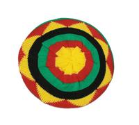 ZEPFJHE Gorro jamaicano unisex de punto arcoíris de fácil cuidado, gorro redondo para ocasiones casuales y formales, arcoíris, f, Talla única