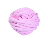 ZEPFJHE Hilo de ganchillo resistente de 18.59 yardas x 2 cm, hilo de algodón suave para tejer, bufandas, mantas, bolsas, decoración del hogar, manualidades, hilo de algodón