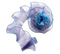 ZEPFJHE Hilo de poliéster de 5 metros para costura, decoración del hogar, suministros de manualidades, diseños fáciles de cortar, tela de poliéster con volantes