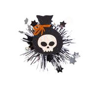 ZEPFJHE Horquilla de encaje para el pelo de Halloween, diseño de calabaza, arañas, bruja, accesorios para el cabello para mujeres y niñas