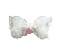 ZEPFJHE Horquilla de pelo de felpa con alas de hueso, accesorio único para cosplay para niñas y mujeres