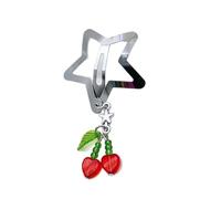 ZEPFJHE Horquilla para el pelo con colgante de estrella de perlas con cadena de flecos, decoración para niñas