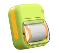 ZEPFJHE Impresora térmica portátil en miniatura para etiquetas, fotos y notas, batería recargable, no requiere tintas, incluye 1 rollo de papel de impresión, impresora auxiliar para tareas