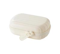 ZEPFJHE Jabonera con cierre de cremallera seguro, diseño de drenaje de fugas para viajes, gimnasio, mantener jabones secos caja para viajes