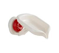 ZEPFJHE Jabonera giratoria con ángulos ajustables, organizadores de baño con orificios de drenaje para un secado rápido, diseño de ahorro de espacio, soporte giratorio con ángulos ajustables