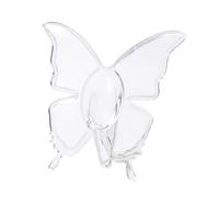 ZEPFJHE Jarrones artísticos con forma de mariposa, acrílico transparente, arte creativo, centros de mesa, decoración de mesa para el hogar, jarrones franceses