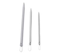 ZEPFJHE Juego de 3 agujas de tejer de alambre de nailon, agujas de coser, ropa y tela, arte, manualidades, lana gruesa