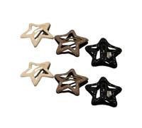 ZEPFJHE Juego de 6 horquillas huecas de estrella para el pelo, horquillas para el pelo, horquillas para el pelo, horquillas para el pelo para niñas