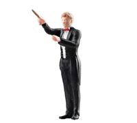 ZEPFJHE Juego de violinistas en miniatura de resina a escala 1/64, diseñado para aficionados a modelos y amantes de la música, violín en miniatura de coleccionista