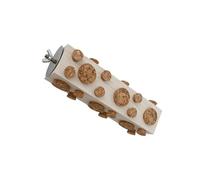 ZEPFJHE Juguete masticable de madera para loros, guacamayos, periquitos pequeños, periquitos, pinzones, cacatúas, entretenimiento, liberación de estrés, juguete masticable para pájaros