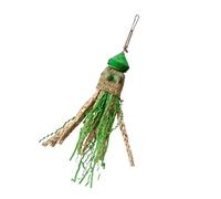 ZEPFJHE Juguete masticable para mascotas, papel de trituración colorido natural para cacatúa, conure, cacatúas, juguete de molienda de dientes para jaula, accesorios coloridos para pájaros