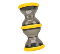 ZEPFJHE Juguete masticable para perros, forma de mancuerna, con fugas, alimentador lento, rompecabezas interactivo para entrenamiento de mascotas, juguete lento para perros